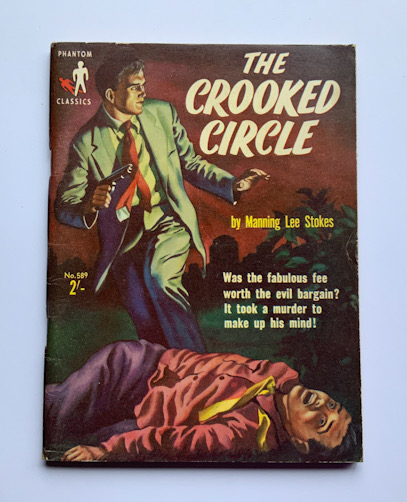 Phantom THE CROOKED CIRCLE Australian pulp fiction book 1950s-61